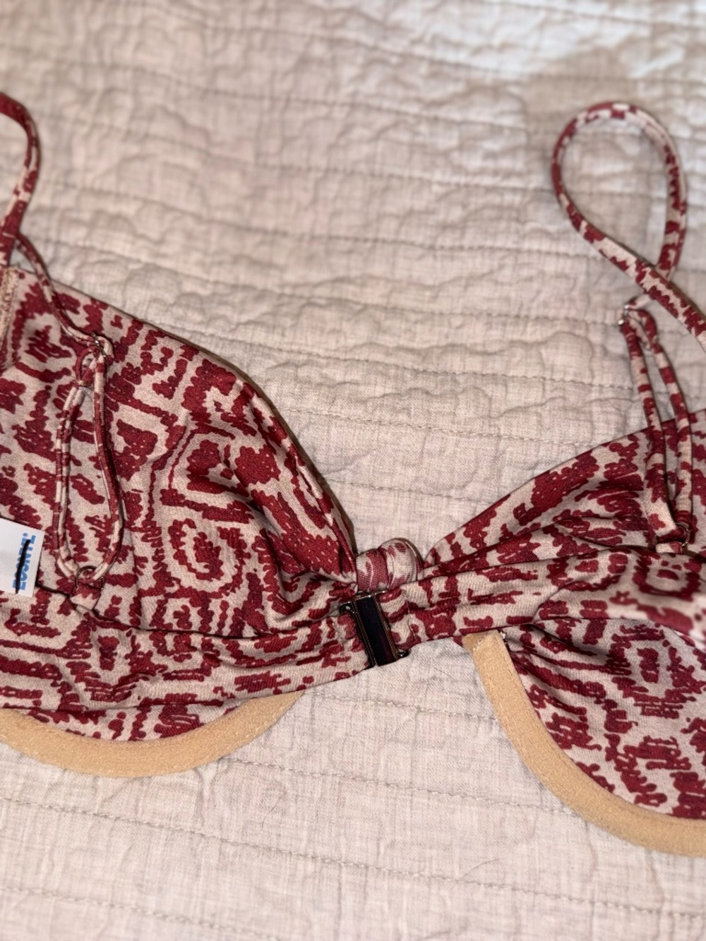 Mare Perpetua x Free People underwire Small S swimsuit bikini top Bloom - Picture 4 of 4